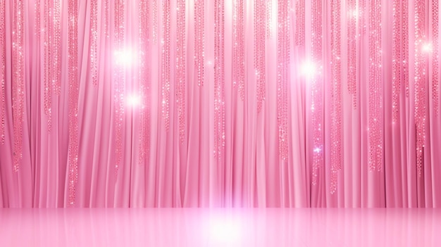 Pink shiny background