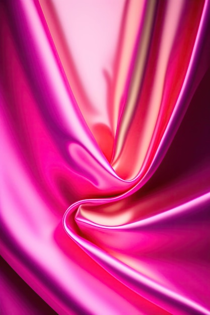 Pink Silk Cloth Background