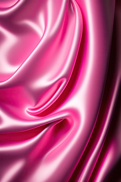 Pink Silk Cloth Background