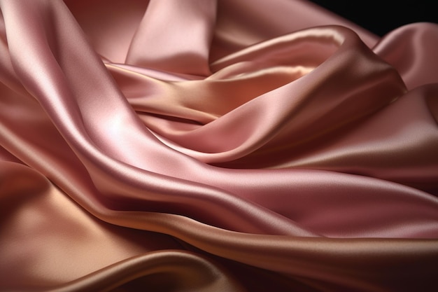 Pink silk in the dark