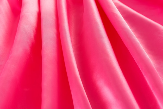 Pink silk drape, background