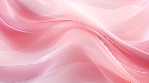 Pink silk in a white background