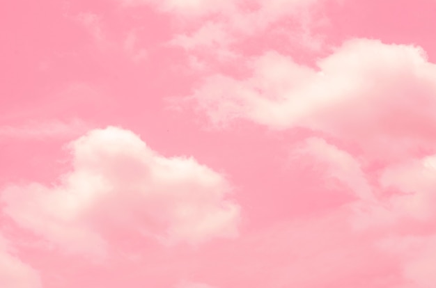 Pink sky with blurred pattern background