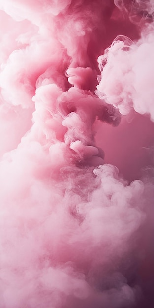 Photo pink smoke background