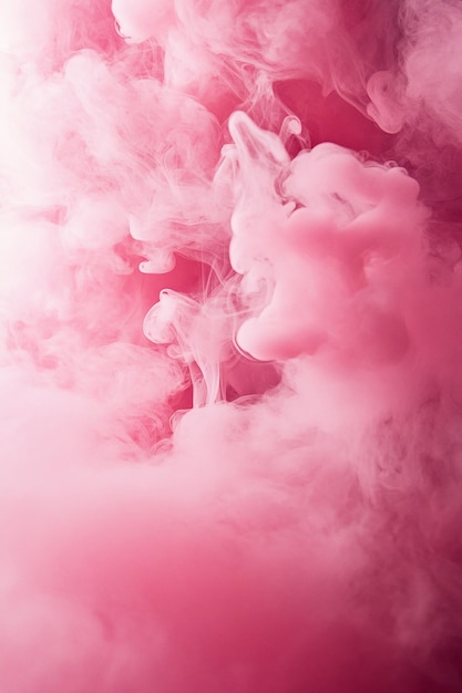 Photo pink smoke background