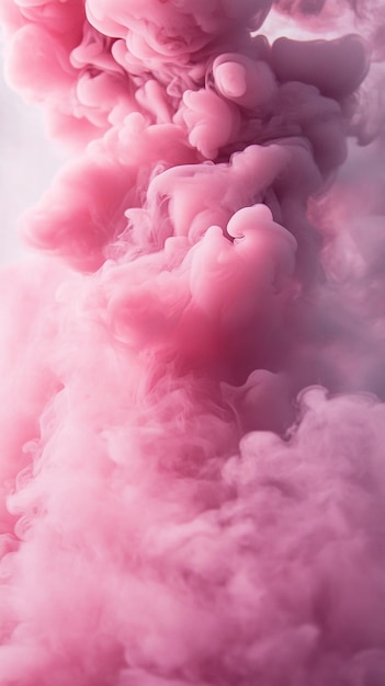 Photo pink smoke background