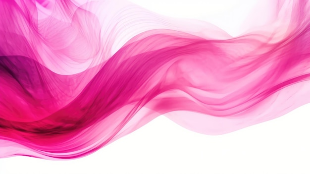 Pink smoke in the white background