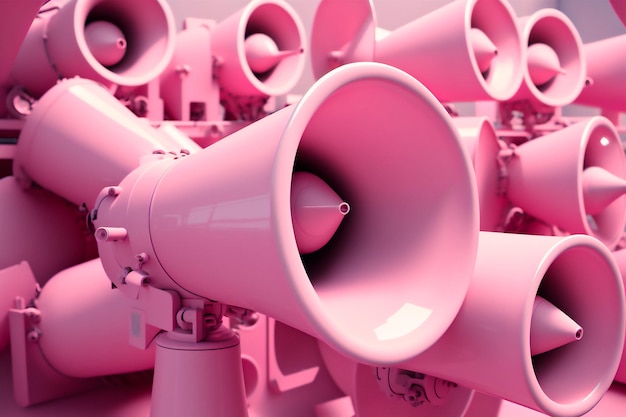 pink speaker women protest