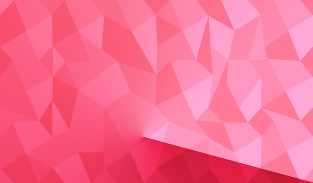 Pink square geometry abstract background