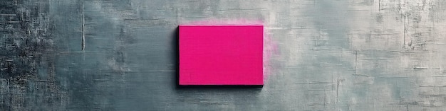 Photo a pink square with a pink square in the middle of it