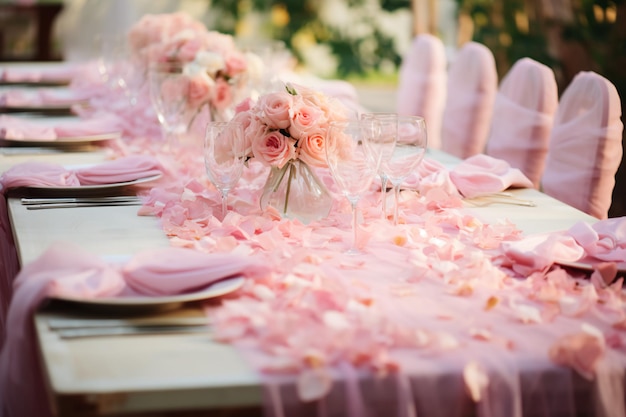 Pink Summer Wedding