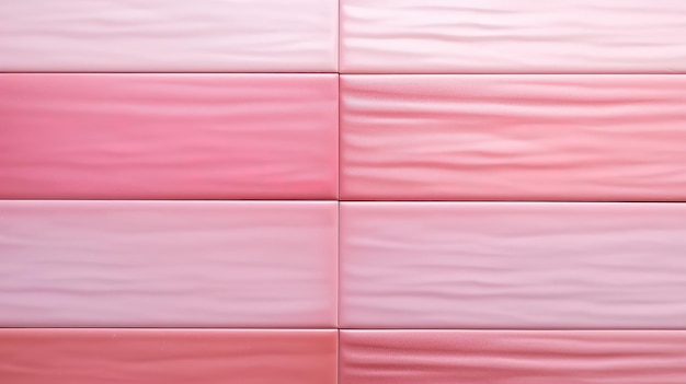 Pink tiles in a bathroom with a white background