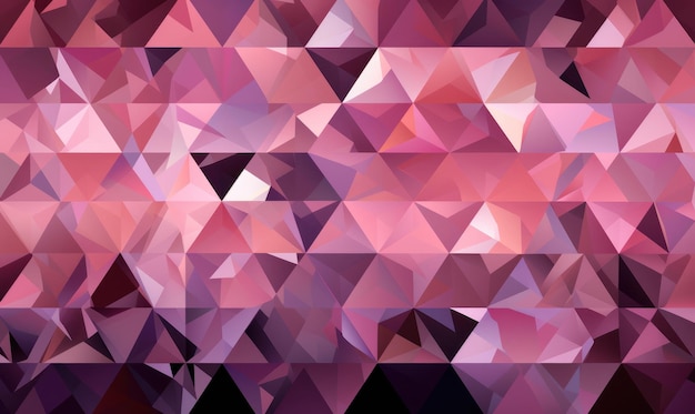 A pink triangle background with a black background.