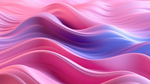 Pink Undulating lines shape a Colorful hypothetical foundation AI Generated