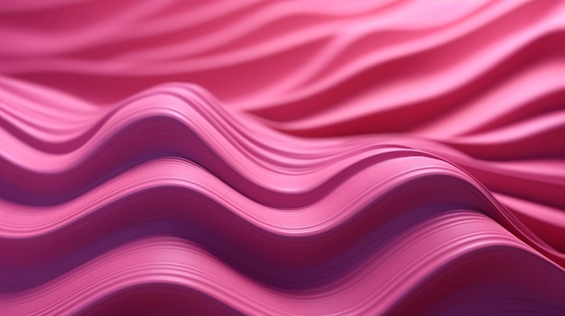 Pink Undulating lines shape a Colorful hypothetical foundation Creative resource AI Generated