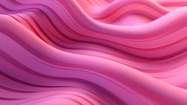 Pink Undulating lines shape a Colorful speculative foundation Creative resource AI Generated