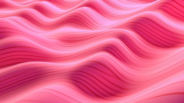 Pink Undulating lines shape a Colorful theoretical foundation AI Generated