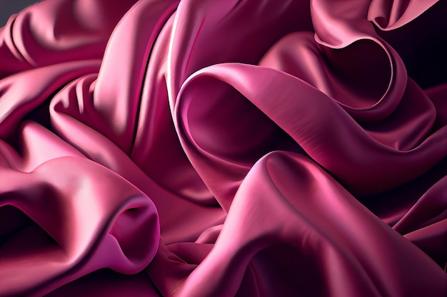 Pink velvet fabric surface abstract background