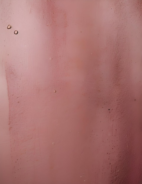 a pink wall with water drops on it