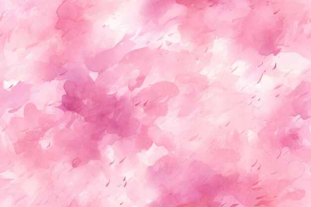 Pink watercolor seamless pattern for background Pink abstract grunge texture Generative AI