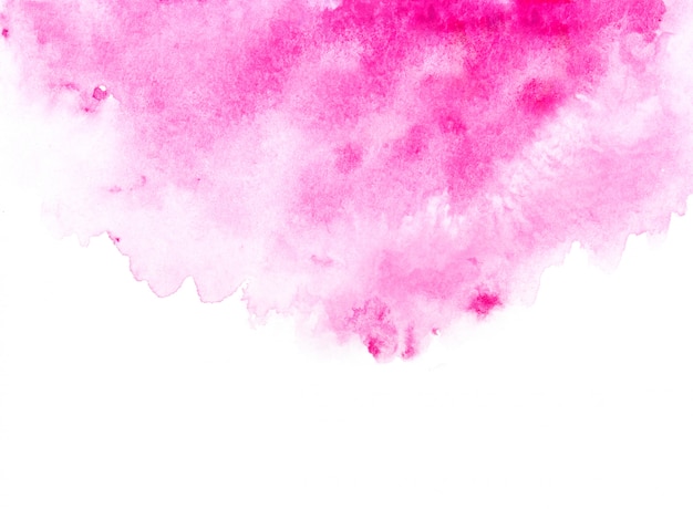 Pink watercolor splash stroke background