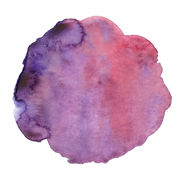 Pink watercolor stains