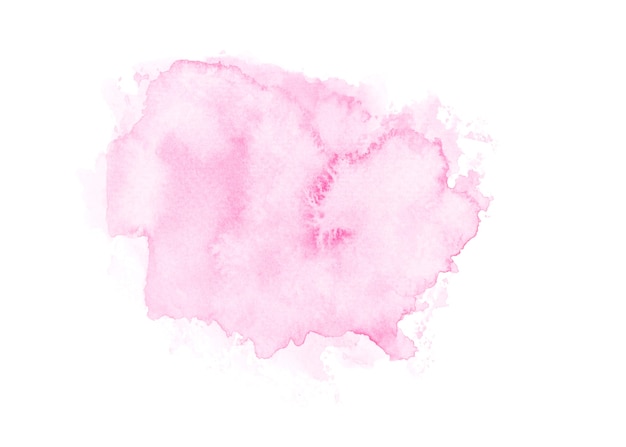 pink watercolor on white paper