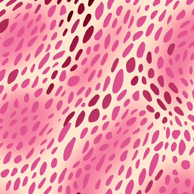 a pink and white background with a pattern of spots