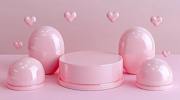 pink and white box with hearts on the lid