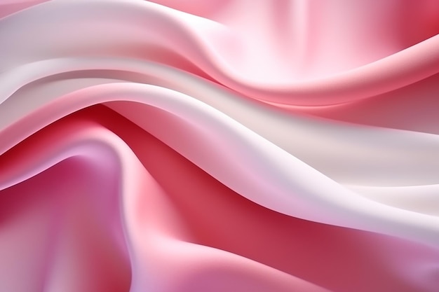 Pink and white fabric with a pink background.