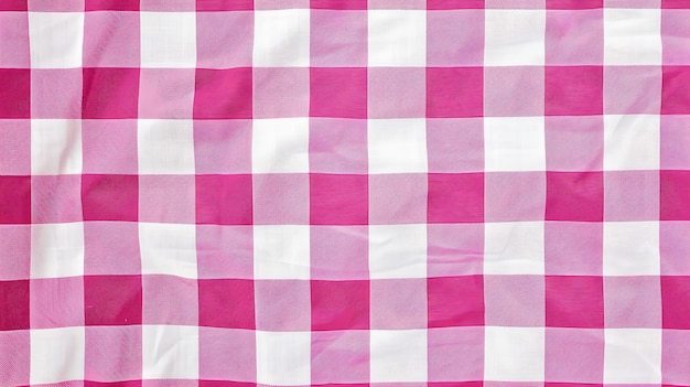 Photo pink and white flag with a pink and white checkered flag