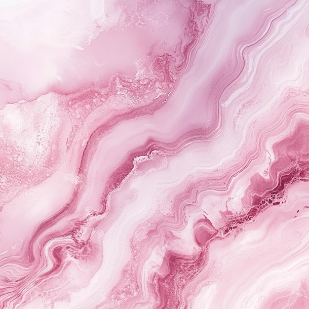 Pink and White Marble Texture Background Minimalist Pastel Theme