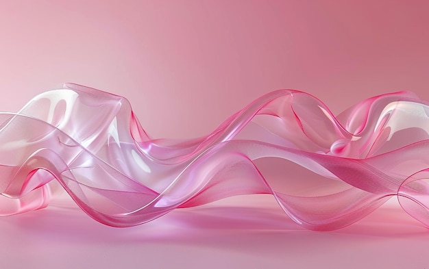 a pink and white swirl is flowing in a pink and white swirl