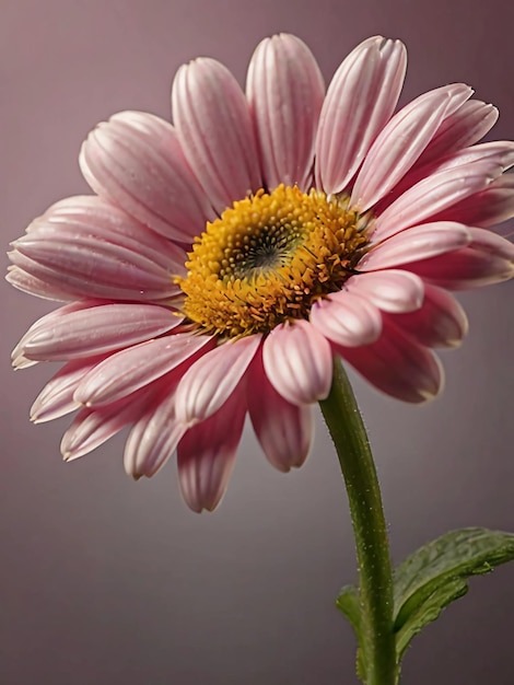 a pink and yellow flower