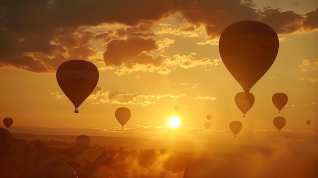 a pink and yellow hot air balloon