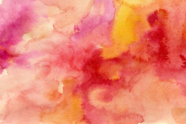 PinkYellow watercolor paper background texture