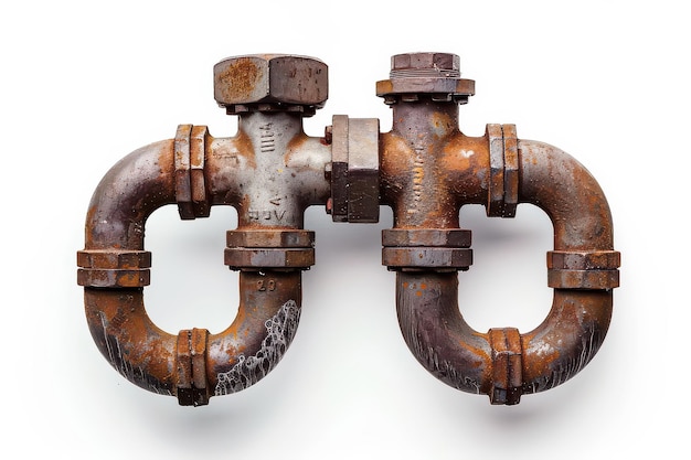 Pipe fitting On Transparent Background