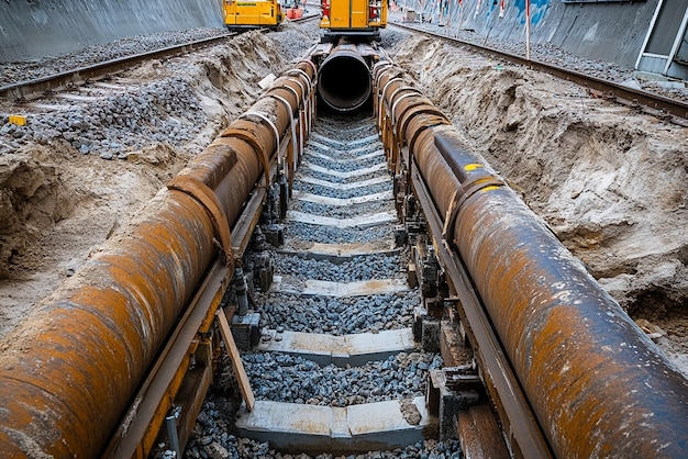 Pipe Jacking Near Railway Tracks