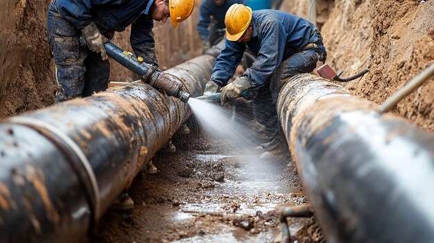 Pipe Preparation Using HighPressure Water Jetting