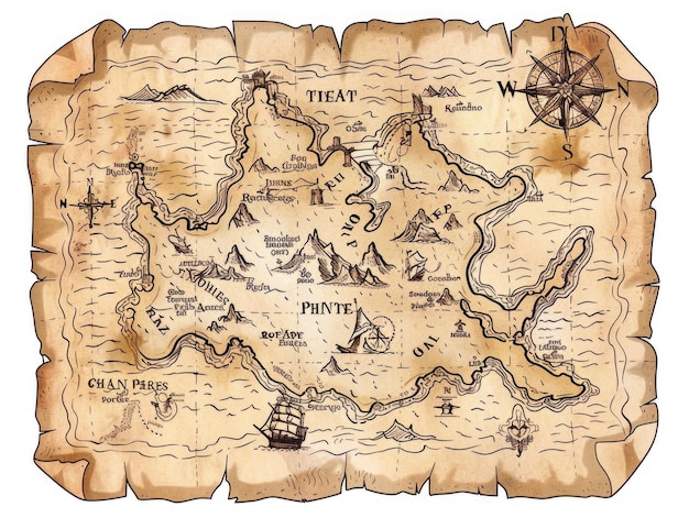 Pirate Island Map