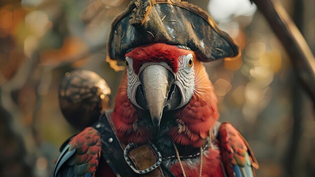 Photo the pirate parrot