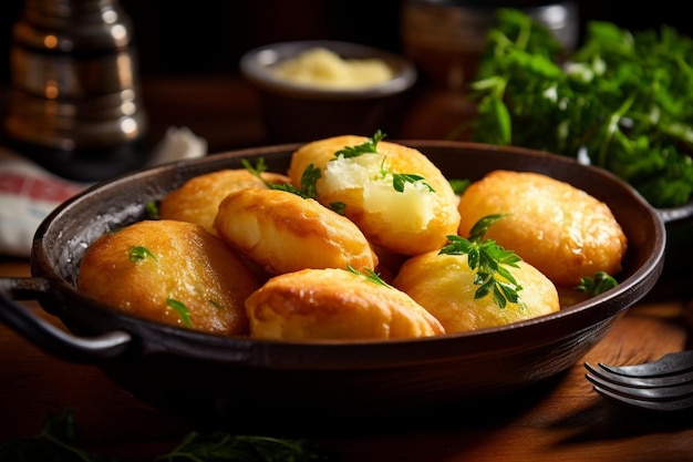 Pirozhki with a crispy golden crust