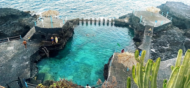 Piscina natural de los Charcones en la Palma