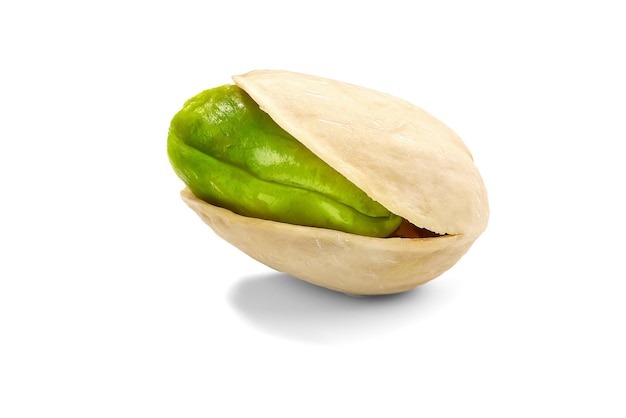 Pistachio isolated on white background clipping path