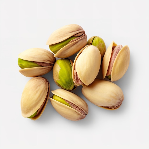 Pistachio isolated on white background