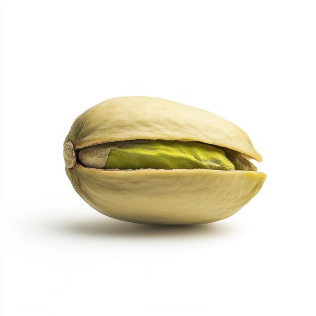 Photo pistachios nuts isolated on solid white background