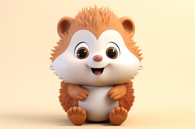 pixar style baby animal