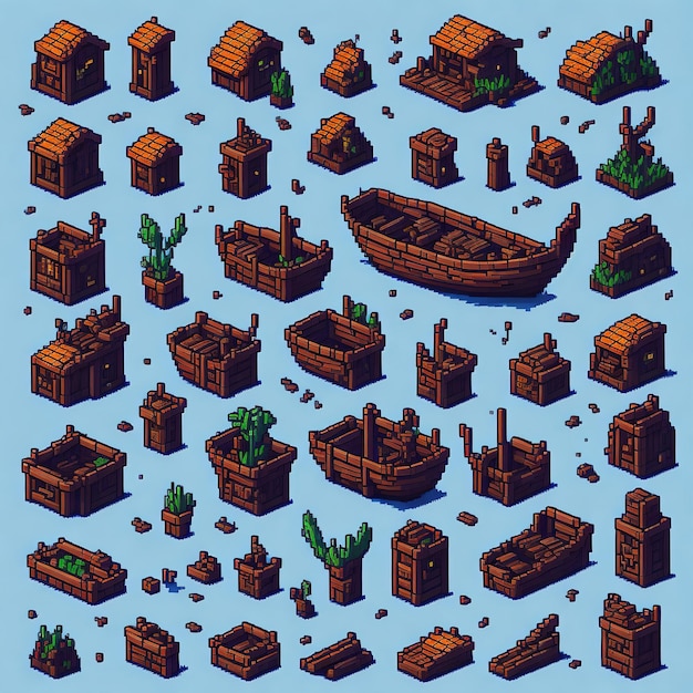 Pixel Art for Asset Game Enhance Your Gaming Experience with Stunning Visuals