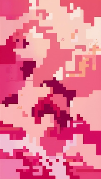 Photo pixelated background with pink shades