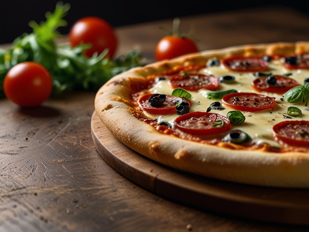 pizza closeup photography